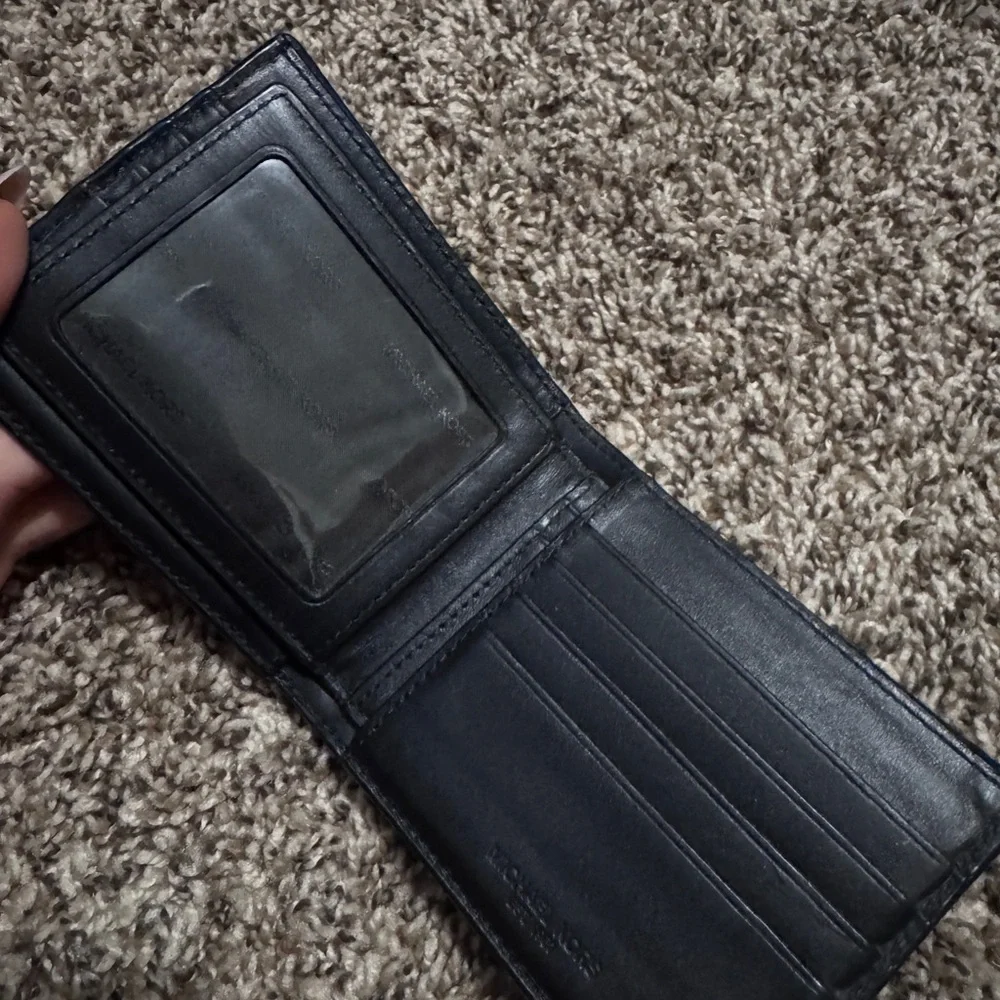 Michael Kors Monogram Black Wallet